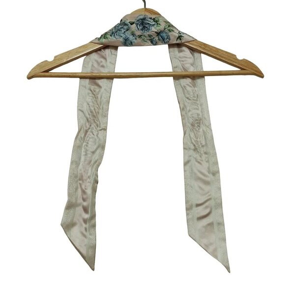 Auth DIOR/ChristianDior - Light Pink Blue Gray Multi Scarf - Picture 2 of 7